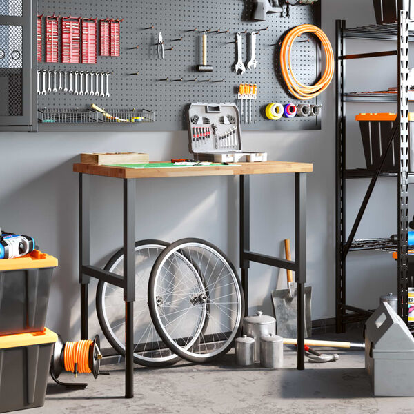 vidaXL Radni stol 100x60x(73-99,5) cm masivno drvo bagrema pravokutni