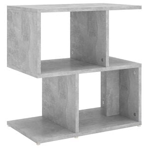 vidaXL Noćni ormarić siva boja betona 50x30x51,5 cm konstruirano drvo