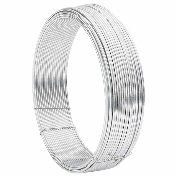 vidaXL Žica za vezivanje ograde Srebrno 33 m Čelik