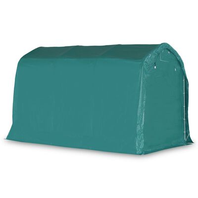 vidaXL Garažni šator PVC 2,4 x 3,6 m zeleni