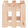 vidaXL Vrtna sadilica s izgledom ograde 60x30x30 cm masivna borovina