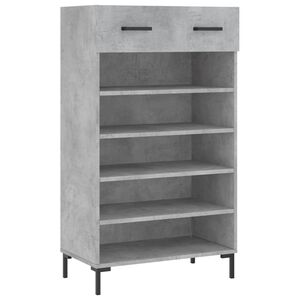 vidaXL Ormarić za cipele boja betona 60x35x105 cm konstruirano drvo