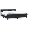 vidaXL Box spring krevet s madracem crni 180x210 cm bar&scaron;unasti