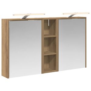 vidaXL Set ormarića za kupaonicu 3 pcs 106 x 16 x 62,5 cm