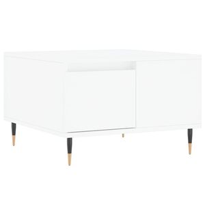 vidaXL Stolić za kavu bijeli 55 x 55 x 36,5 cm od konstruiranog drva