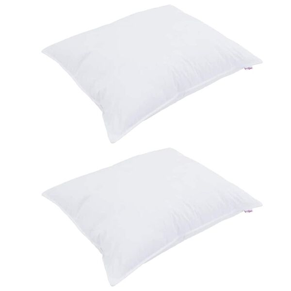 vidaXL Duvet za sve sezone s jastukom 3 pcs Bijelo Mikrovlakna