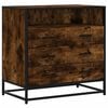vidaXL Ormar s ladicama dimljeni hrast 70x41x70 cm konstruirano drvo