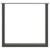 vidaXL Noge za blagovaonski stol U-oblik 2 kom antracit 80 x (72-73) cm čelik