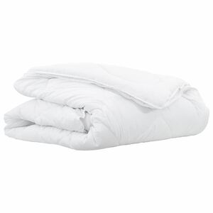 vidaXL 2-u-1 Punionica 135 x 200 cm Zima Poliester Bijelo Prozračan