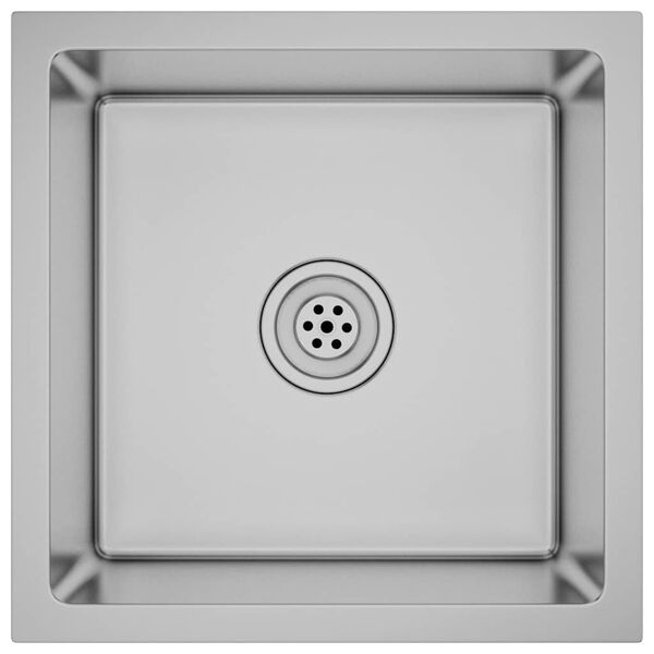 vidaXL Ručno rađeni kuhinjski sudoper od nehrđajućeg čelika