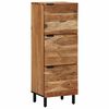 vidaXL Highboard s policom Smeđa 40 x 33 x 110 cm Čvrsto drvo manga