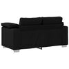 vidaXL Sofa 120cm Crna tkanina
