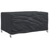 vidaXL Pokrov za namje&scaron;taj Jednobojno Crna 172 x 113 x 73 cm 210D