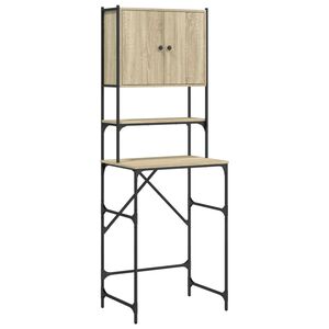 vidaXL Ormarić za perilicu rublja boja hrasta sonome 68x48,5x194 cm