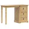 vidaXL Toaletni stolić Corona 110 x 47 x 75 cm od masivne borovine