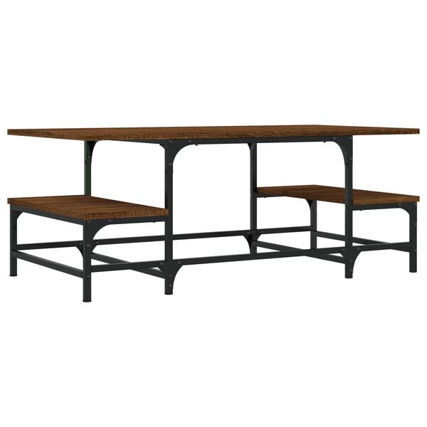 vidaXL Stolić za kavu boja smeđeg hrasta konstruirano drvo