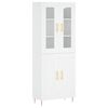 vidaXL Visoka komoda bijela 69,5x34x180 cm konstruirano drvo