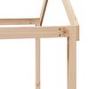 vidaXL Visoki krevet s krovom 75 x 190 cm od masivne borovine