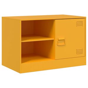 vidaXL TV ormarić boja senfa 67 x 39 x 44 cm čelični