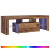 vidaXL TV ormarić LED boja drva 120 x 36,5 x 40 cm konstruirano drvo
