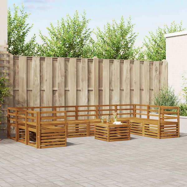 vidaXL Setovi sofa Prirodna Čvrsto drvo akacije