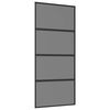 vidaXL Klizna vrata 90 x 205 cm Kaljeno Staklo i Aluminij
