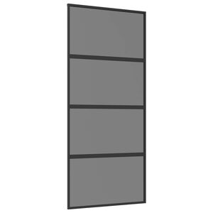 vidaXL Klizna vrata 90 x 205 cm Kaljeno Staklo i Aluminij