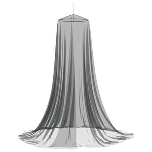 vidaXL Mreža za komarce za krevet 3 kom. 156 mesh Crna ⌀56 x 220 cm