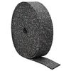 vidaXL Gumena granulatna ploča Crna 2000 x 12 x 0,3 cm Guma