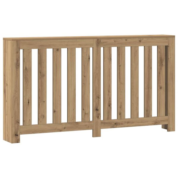 vidaXL Pokrov za radijator boja artisian hrast 149x20x82 cm drveni