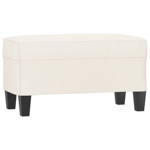 vidaXL Klupa krem 70 x 35 x 41 cm od umjetne kože