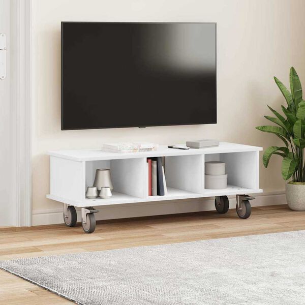 vidaXL TV stalak Bijelo 100 x 35 x 35 cm Konstruirano drvo