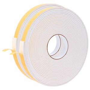 vidaXL Samoljepljiva pjenasta traka 2 kom. Bijela 20mm x 10m CR pjena