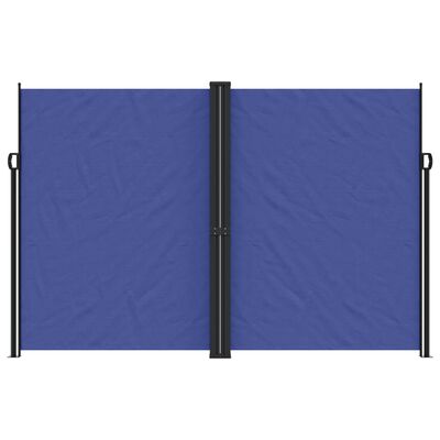 vidaXL Bočna tenda na uvlačenje plava 220 x 600 cm