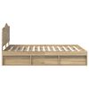 vidaXL Krevetna konstrukcija Sonoma 160 x 200 cm Čvrsto borovo drvo