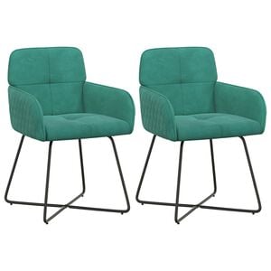 vidaXL Trpezarijske stolice 2 pcs Bar&scaron;un Tirkizna 59 x 56,5 x 86 cm