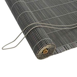 vidaXL Rolo zavjesa Siva 50 x 160 cm Bambus