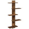 vidaXL Floating polica za zid Staro drvo 48,5 x 15 x 101 cm