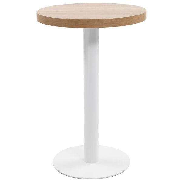 vidaXL Bistro stol svjetlosmeđi 50 cm MDF