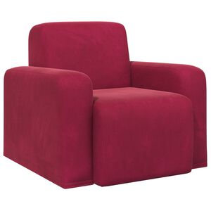 vidaXL Fotelja Vinska crvena Bar&scaron;un