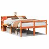vidaXL Krevet s regalom za knjige bez madraca 150x200 cm masivno drvo