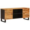vidaXL TV ormar s pohranom Smeđa 105 x 33 x 46 cm Čvrsto drvo manga