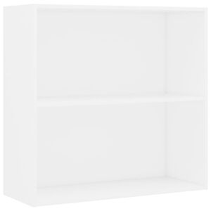 vidaXL Ormarić za knjige s 2 razine 80x30x76,5cm od konstruiranog drva