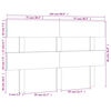 vidaXL Uzglavlje za krevet 154 x 3 x 81 cm od masivne borovine
