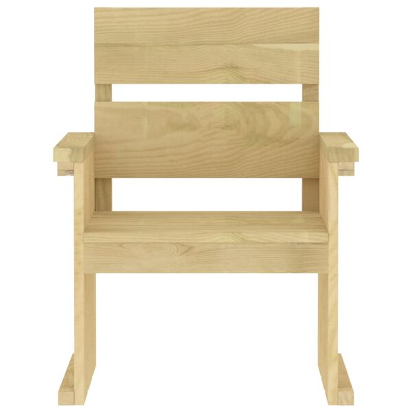 vidaXL 5-dijelni vrtni blagovaonski set od impregnirane borovine