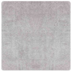 vidaXL Protuklizni Shaggy Tepih Siva 120 x 120 cm PP