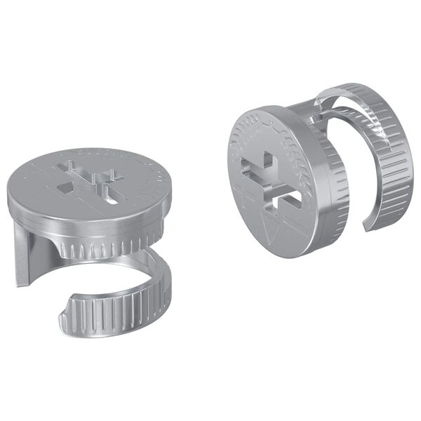 vidaXL Matične zakovice 2 pcs Srebrno 12 x 10 mm Čelik