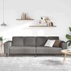 vidaXL Sofa s jastukom Svijetlo siva 250 x 77 x 76 cm Kordura tekstil