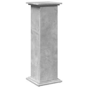 vidaXL Stalak za izložbu s spremi&scaron;tem boja betona 31x30x90 cm drveni