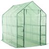 vidaXL Staklenik s 12 polica čelični 143 x 214 x 196 cm